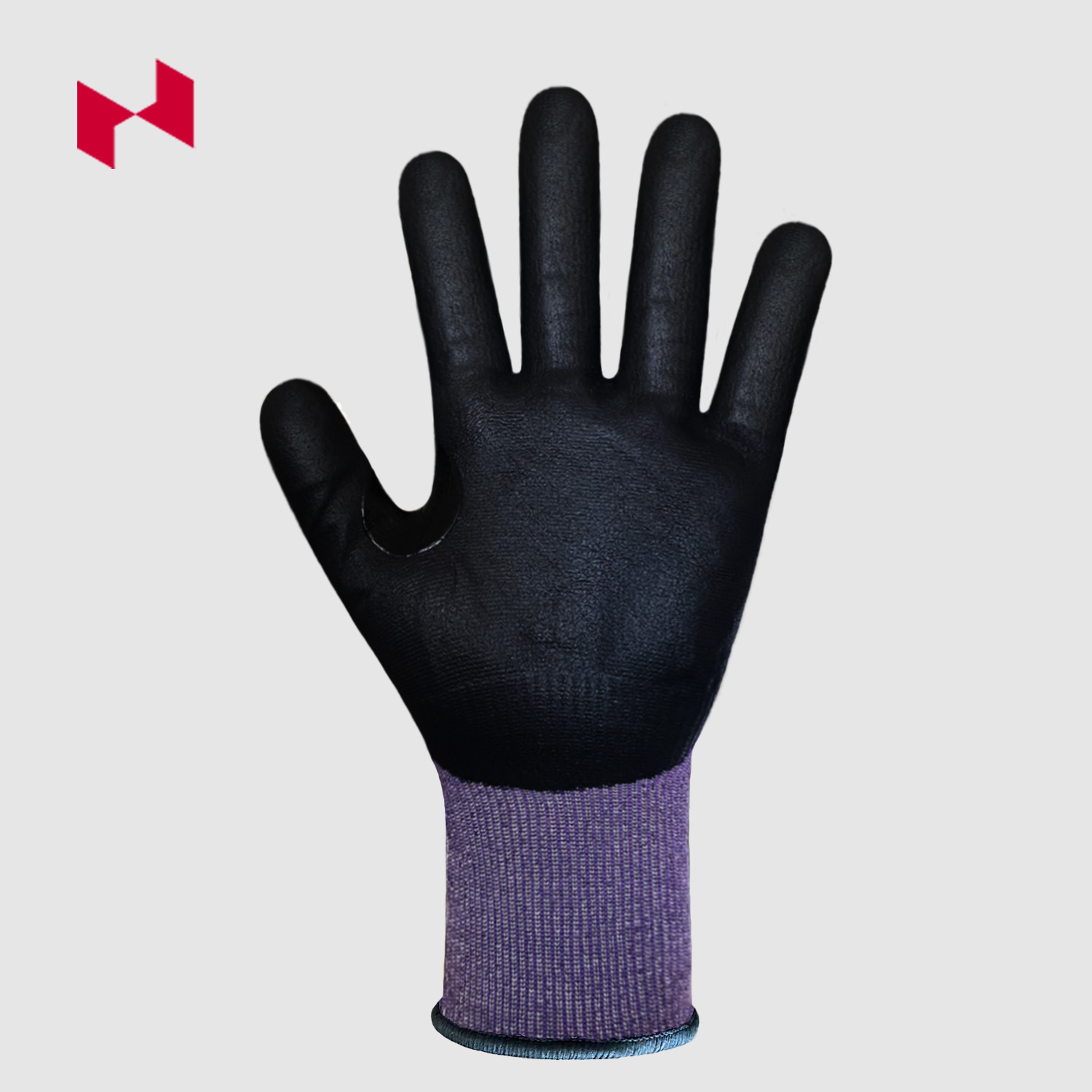 18G A4 Cut Resistant HPPE Knitted Microfoam Coated Gloves - Image 2