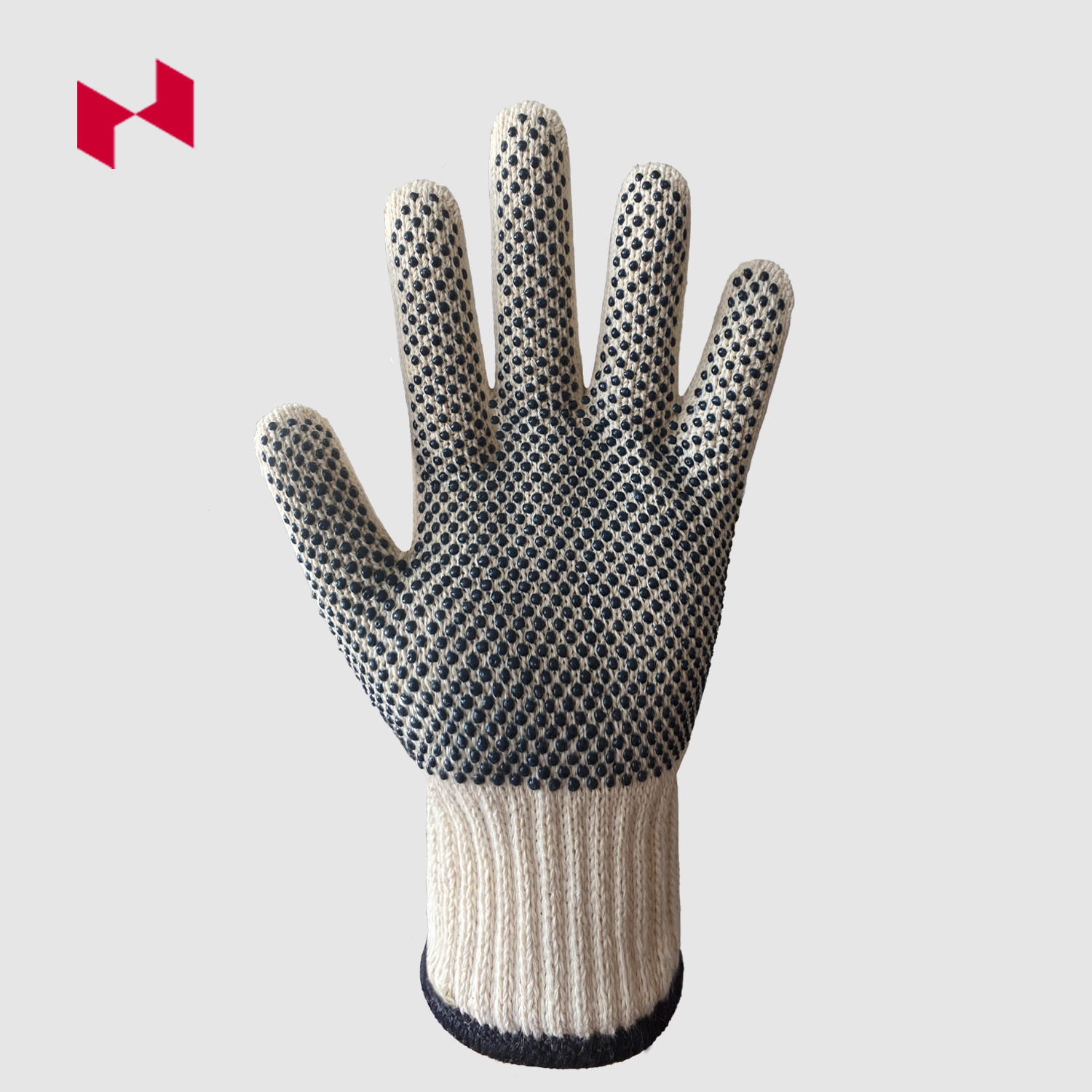 7G Seamless Knit Cotton Glove Gray