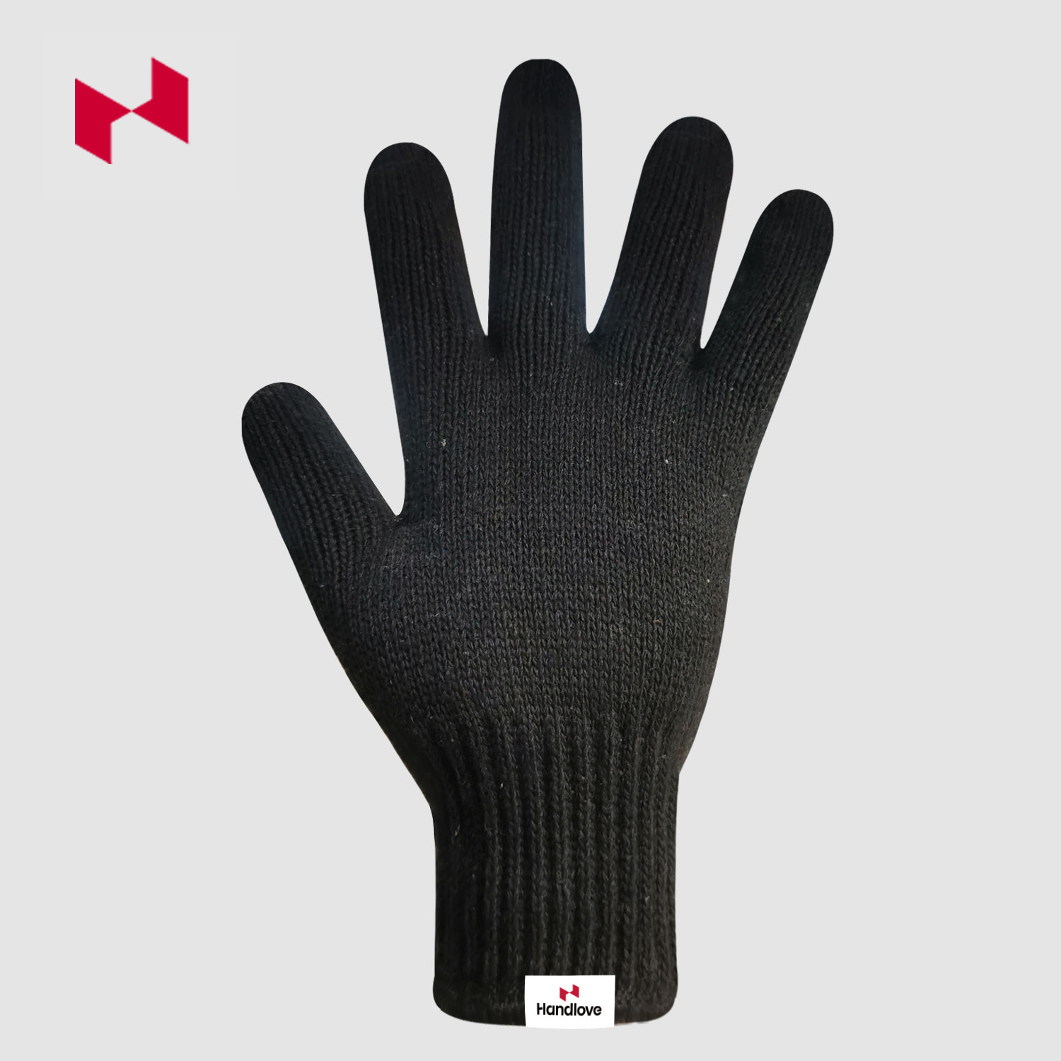 7G Seamless Knit Cotton Glove Gray 70g - Image 4