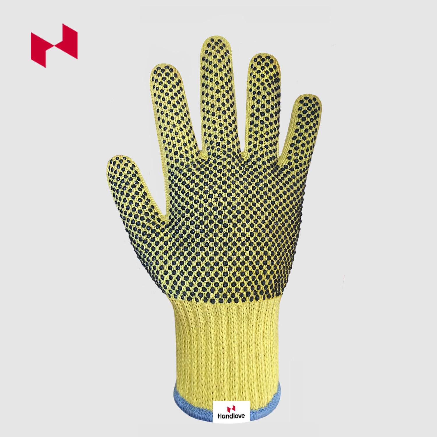 7G Seamless Knit Aramid Glove with PVC Dot - Image 3