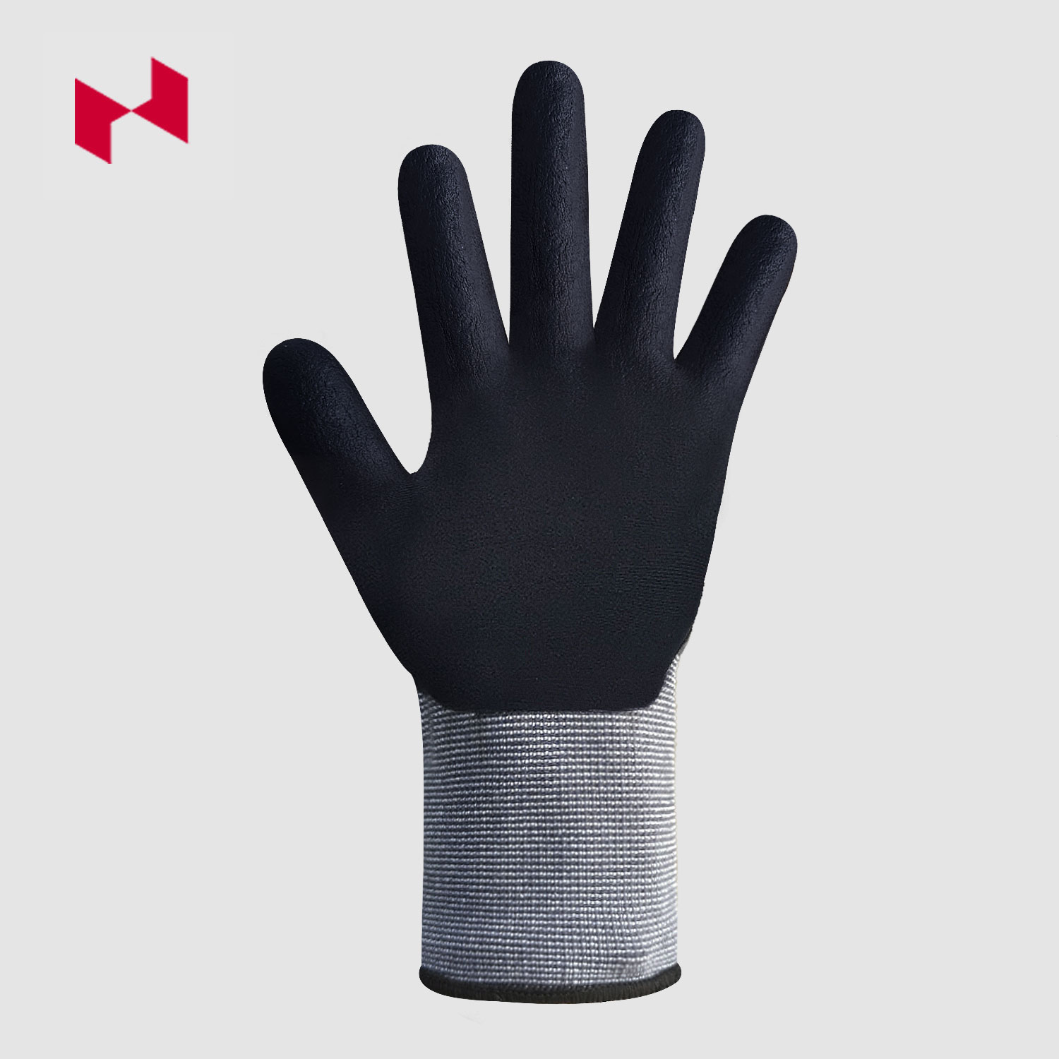 15G Nylon And Spandex Knitted With Microfoam Nitrile Coated Glove - Image 2