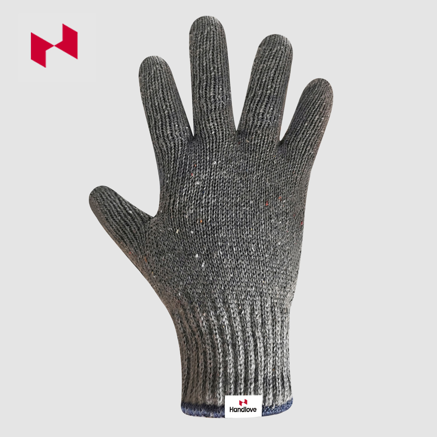 7G Seamless Knit Cotton Glove Gray 90g - Image 2